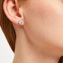 4ctw Lab Grown Diamond  Round Solitaire Earrings